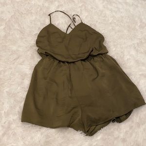 Forever 21 Olive Romper